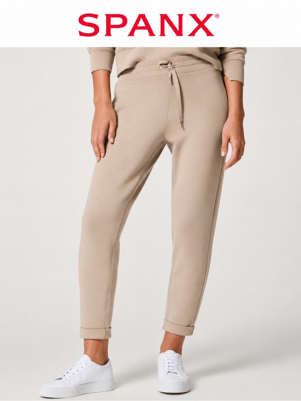 SPANX AirEssentials Fawn Beige Jogger Pants 3X